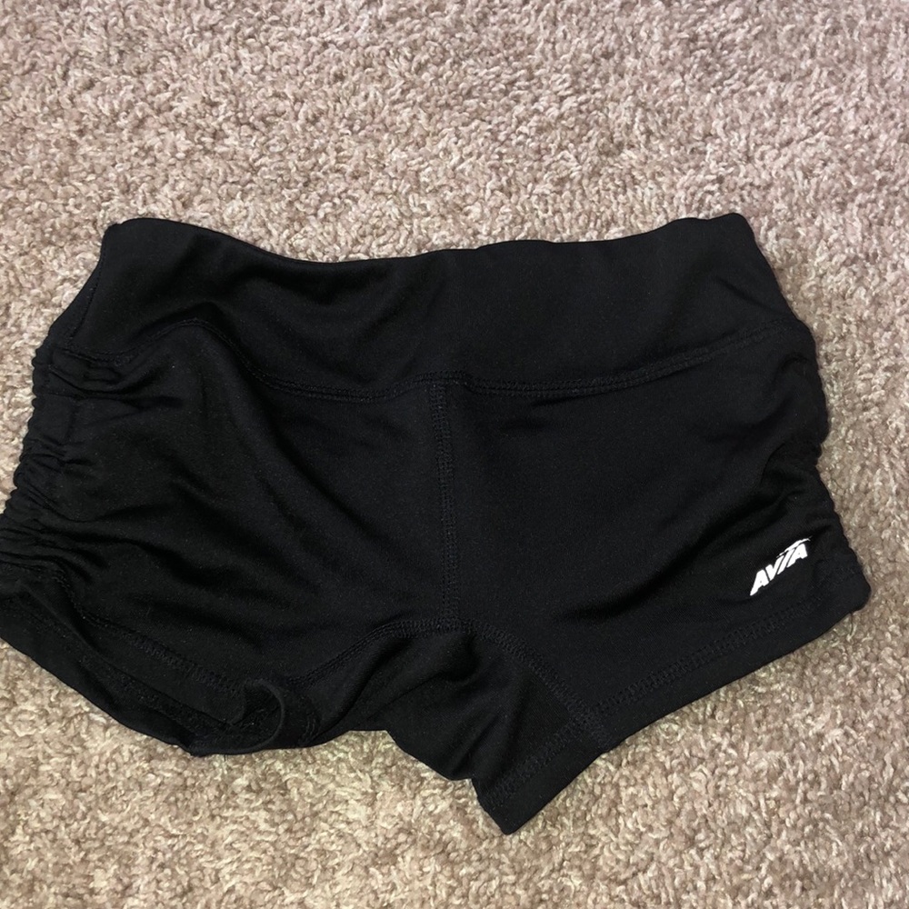 cute scrunched compression shorts